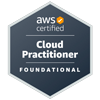 Le badge de la certification "AWS Certified Cloud Practitioner" de Baptiste Benet